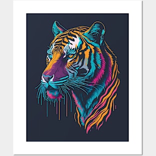 Neon Tiger Posters and Art